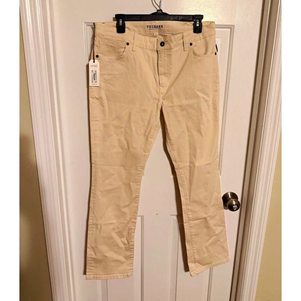 Tecovas Women's High-Rise Straight Jeans Natural Denim 5-Pocket size 30